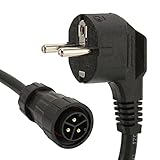 EU 220 V AC Kabel Solar Wechselrichter, 3 x 1,5 mm² Solarkabel, 3 m/10 ft AC...