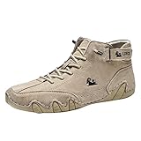 Barfußschuhe Herren, Barfussschuhe Herren, Leder Hoch Alpaca Cowboystiefel...