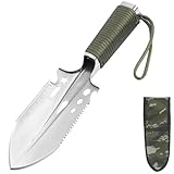 Sexyhot 8 in 1 Multi-Camping Schaufel, Mini Garten Schaufel aus Metall, Tragbare...