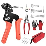 Kabelbinderzangen-Set mit 150 Kabelbindern Verstellbares Kabelbinder-Werkzeugset...