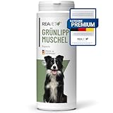 ReaVET Grünlippmuschel Kapseln für Hunde hochdosiert 300Stk - Gelenktabletten...