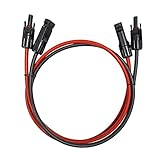 Profi-Verbindungskabel Verlängerungskabel (6mm²/4mm²), rote und Schwarze...