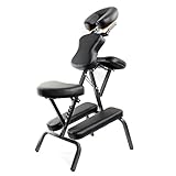 Toboli Klappbarer Massagestuhl bis 120 kg mobiler Tattoo Stuhl mit Verstellbarer...