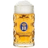 Hofbräuhaus München Bierkrug 1 L Original Isarseidel | Maßkrug | Biergläser...