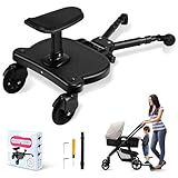 ENERHUB Buggy Board mit Sitz, Trittbrett für Kinderwagen Universal, Universal...