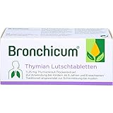 Bronchicum Thymian Lutschtabletten | Zur Schleimlösung bei Husten und zur...