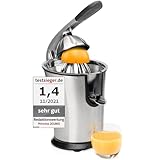 Princess Master Juicer Pro – Edelstahl Presskegel – Rostfreier Edelstahl –...