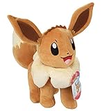 Pokémon PKW2456-30 cm Plüsch – Evoli/Eevee, offizielles Plüschspielzeug...
