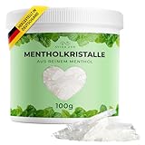 Mentholkristalle 100g, natürliche Menthol Kristalle in wiederverschließbarer...