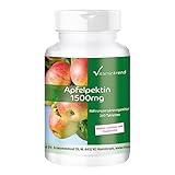 Apfelpektin 1500mg - 360 Tabletten - vegan - natürlicher Ballaststoff |...