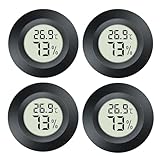 JEDEW Hygrometer Thermometer Digital Humidity Meter Indoor/Outdoor Humidity...