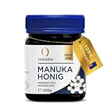 Cosana Manuka Honig 250 MGO + 250g – 100% Pur - Abgefüllt, versiegelt und...