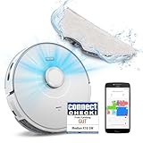 MEDION Saugroboter mit Lasernavigation und Wischfunktion X10 SW (Starke 2.700Pa...