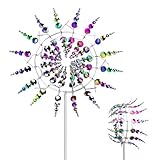 ARTGUTS Einzigartige und Magische Metall Windmühle, 3D Windbetriebene...