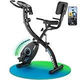 Wenoker Heimtrainer Fahrrad, Ergometer Heimtrainer Fahrrad klappbar, Heimtrainer...