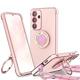 Eherui HandyHülle für Samsung Galaxy A54 5G Hülle mit Band,Ring Herz...