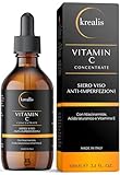 •100ml• Vitamin C Serum mit Hyaluron, Niacinamide, Vitamin E, Serum Gesicht,...