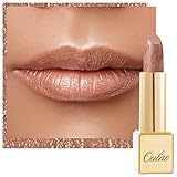 OULAC Lippenstift Metallic Glanz Finish, Nudetöne, Hochpigmentierter, Kein...