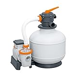 Bestway Flowclear Sandfilteranlage mit Zeitschaltuhr 8.327 l/h, 280 W, Weiß