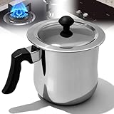 2L Doppelwandiger Simmertopf,Puddingtopf Aus Edelstahl Mit...