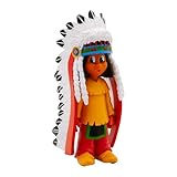 Bullyland 43364 - Spielfigur Indianer Yakari mit abnehmbaren Federschmuck, ca....