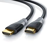 CSL - 8k / 4k HDMI Kabel 2.1/2.0-4m - 8K @ 60Hz - 4K @ 120Hz - 48 Gbit/s - 3D -...