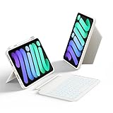 HOU Tastatur Hülle für iPad mini 7/6, Ultradünne Klapptastatur, Magnetische...