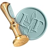SEALED® Personalisierter Siegelstempel mit Wunschinitialen für Hochzeit und...