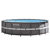 Intex L&G FR XTR Ultra Frame Pool, Grau, 4,27 cm x 1,22 m