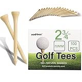 oodiboo Golf Tees Bambus Golf Tees Strenge Auswahl, sehr wenige fehlerhafte...