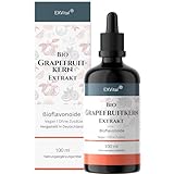 EXVital Bio Grapefruitkernextrakt, 2600mg Grapefruit Extrakt aus Kern und...