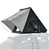 Prime Tech Hartschalen-Autodachzelt Gamma L schwarz/grau - Aluminium-Leichtbau...