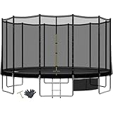 TRIUMPHKEY Trampolin Outdoor Kinder Ø 183/228/305/366/427 cm, Gartentrampoline...