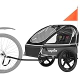 Sepnine Kinder-Fahrradanhänger, geeignet für 1 Kind, 12+ Monate, schnell am...