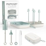 Momcozy 7 in 1 Babyflaschenbürsten-Set, komplettes Flaschenreinigungsset mit...