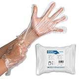 100 ARNOMED PE-Einmalhandschuhe Einweg Damen, Einweg Handschuhe im Beutel,...