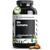 Bio Curcuma mit schwarzem Pfeffer – 240 Kapseln – 4350mg Bio-Curcuma...