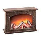 Ideen mit Herz LED-Kamin | Deko Kaminfeuer | elektrisch | batteriebetrieben |...