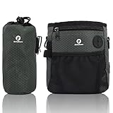 SkyeFang Futterbeutel Hund,2 in 1 Leckerlibeutel für Hunde,mit Wasserflasche...