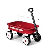 Radio Flyer Little Red Toy Wagen, Kleiner Spielzeugwagen zum Ausstellen, 36...