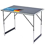 GOODS+GADGETS Klappbarer Multifunktionstisch Mehrzwecktisch Campingtisch...
