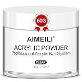 AIMEILI Acrylpulver Klar 60g Clear Acrylic Powder Keine UV-Lampe Erforderlich...