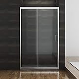 Duschkabine Duschschiebetür,Verschiedene Größen 100 cm 110 cm 120 cm, ESG...