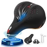 SFGSUP Fahrradsattel Herren/Damen - Memory Foam, Ergonomisch, Stoßdämpfend -...