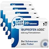 IBUPROFEN ADGC® 400mg Set 5x 20 Stück - gegen leichte bis mäßige Schmerzen...