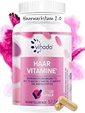 Vihado Haar Vitamine 2.0 für Haarwachstum und gesunde Haare + Kopfhaut mit...