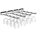 Jiplomn 11,8 Zoll Weinglasständer, Set mit 4 Stück – Unterbauschrank...