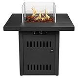 MEATEOR Ambiente Feuertisch Cube,2 einzeln regelbare Gasbrenner, Feuerstelle mit...