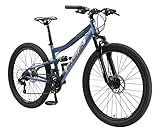 BIKESTAR Fully Mountainbike Shimano 21 Gang Schaltung, Scheibenbremse 26 Zoll...
