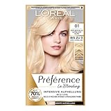 L'Oréal Paris Permanente Haarfarbe zum Blondieren der Haare, Haarfärbeset mit...